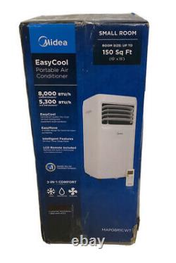 Midea Easy Cool 3-in-1 Portable Air Conditioner 8000 BTU, 150sq-ft MAP08R1CWT