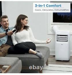 Midea Easy Cool Portable Air Conditioner 3-in-1, 8000 btu, Remote, New, Open Box