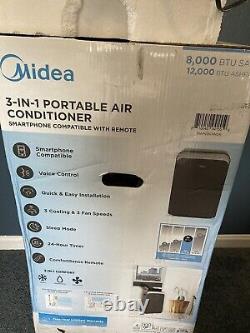Midea MAP08S1WGR 8,000 BTU Portable Air Conditioner