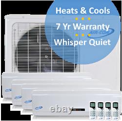 Multi 4 Zone Mini Split Air Conditioner Heat Pump 9000 9000 12000 12000 21 Seer