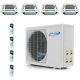 Multi 4 Zone Mini Split Heat Pump Air Conditioner 12k 12k 12k 12k Btu 21 Seer