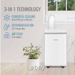 NEW Keystone 350 SQ FT Portable Air Conditioner with Dehumidifier (KSTAP10MFC)