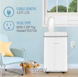 NEW Keystone 350 SQ FT Portable Air Conditioner with Dehumidifier (KSTAP10MFC)