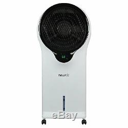 NewAir Portable Air Conditioner Evaporative Cooler Tower Fan with Remote, White