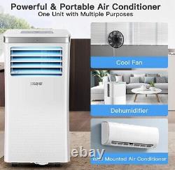 Pasapair 10000 BTU 3-in-1 Portable Air Conditioner, Air Cooler With Dehumidifier