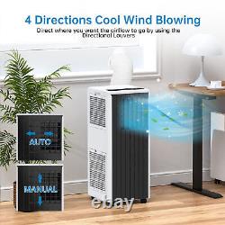 Portable 10000BTU Air Conditioner AC Unit Cool Dehumidifier Fan withRemote Control