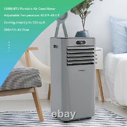 Portable 10000 BTU Air Conditioner 3-in-1 Air Cooler with Remote Control