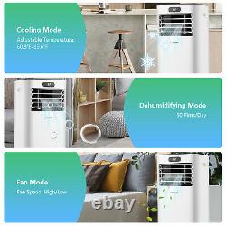 Portable 10000 BTU Air Conditioner 3-in-1 Air Cooler with Remote Control