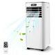 Portable 8000 Btu Air Conditioner 3-in-1 Air Cooler With Fan Mode & Dehumidifier