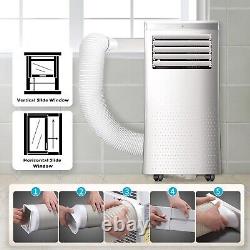 Portable 8000 BTU Air Conditioner Air Cooler With Fan 3-in-1 Dehumidifier Heater