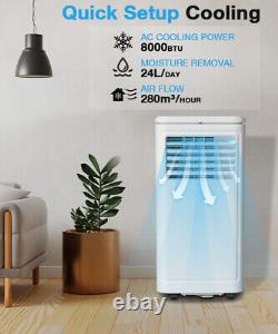 Portable Air Conditioner 10000 BTU, 3-in-1 Portable AC Unit Fan Dehumidifier