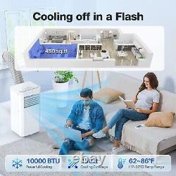 Portable Air Conditioner, 10000 BTU Portable AC Unit with Dehumidifier & Fan