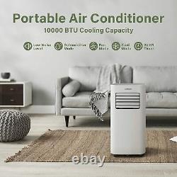 Portable Air Conditioner 10,000 BTU AC Unit Dehumidifier Cooling Fan 300 Sq. Ft