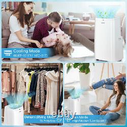 Portable Air Conditioner 12000BTU 3-in-1 Air Cooler Fan Dehumidifier with Remote
