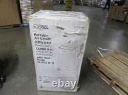 Portable Air Conditioner 12,000 BTU Heater Unit Dehumidifier Fan CCP8HJW White