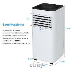 Portable Air Conditioner 8000 BTU 3-in-1 AC Dehumidifier Fan withRemote Home
