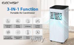 Portable Air Conditioner 8000 BTU 3-in-1 AC Unit with Fan Mode Dehumidifier Remote
