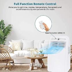Portable Air Conditioner, 8000 BTU Compact AC Unit with Cooling, Dehumidifier, Fan