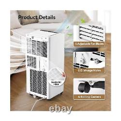 Portable Air Conditioner, 8000 BTU Dehumidifier with Remote Control, 4-in-1 P