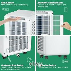 Portable Air Conditioner 8,000 BTU Cooling Dehumidifier Cooler Remote Control