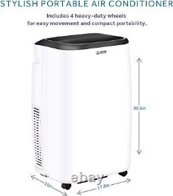 Portable Air Conditioner 8,000 BTU with Built-In Dehumidifier & Fan Modes, Porta