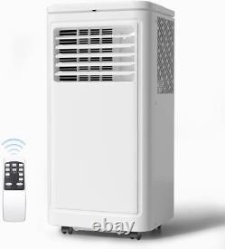 Portable Air Conditioner AC w Dehumidifier Fan 24H Timer 8000 BTU Remote Control