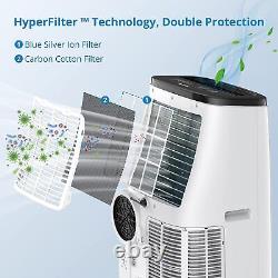 Portable Air Conditioner Cool Fan Quiet AC Unit with Dehumidifier 14,000 BT Timer