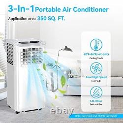 Portable Air Conditioners, 8500 BTU Portable AC Uint with Dehumidifier &Fan Mode