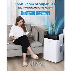Portable Air Conditioners for Room 14,000 BTU 3-in-1 AC Cooling Dehumidify & Fan