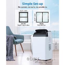 Portable Air Conditioners for Room 14,000 BTU 3-in-1 AC Cooling Dehumidify & Fan