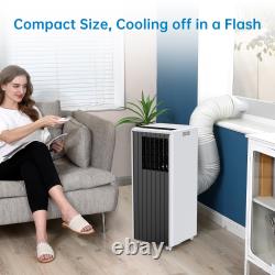 Portable Compact Air Conditioner 8000 BTU 3-in-1 AC Unit Fan Dehumidifier Timer
