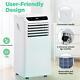 Portable Home Air Conditioner Remote 8,000 Btu Dehumidifier Ac Fan Modes White