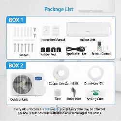 ROVSUN 16500 BTU AC Ductless Mini Split Air Conditioner withHeat Pump, Wifi, 230V