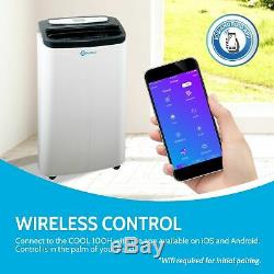 RolliCool App-Enabled 14000 BTU Portable Air Conditioner With Heater Dehumidifier
