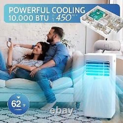 Rollicool 10000 BTU 4-in-1 Portable Air Conditioner AC Dehumidifier Fan with Wi-Fi