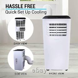 SereneLife 10,000 BTU Compact Home A/C Cooling Unit, Built-in Dehumidifier & Fan
