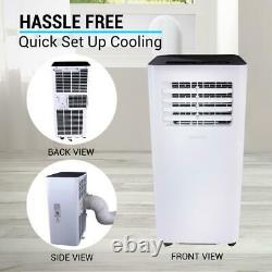 SereneLife 2 x SLPAC105W 300 SqFt 10000 BTU Portable Air Conditioner (2 Pack)