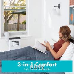 SereneLife Portable Air Conditioner Compact Home A/C Cooling Built-in Dehumidif