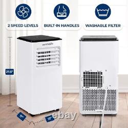 SereneLife Single Duct Portable Air Conditioner 8000 BTU Cooling (ASHRAE)