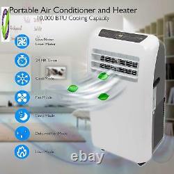 Serenelife 10,000 Portable Air Conditioner + 9000 Btu Heater, 4-In-1 Ac Unit Wit