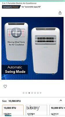 Serenelife portable air conditioner