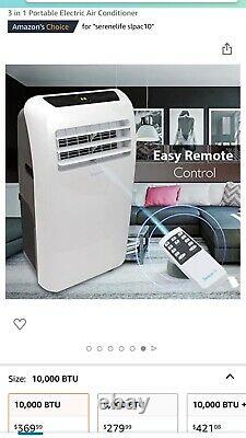 Serenelife portable air conditioner
