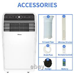 Shinco 12,000 BTU Smart Wi-Fi Portable Air Conditioners for Rooms to 400 sq. Ft