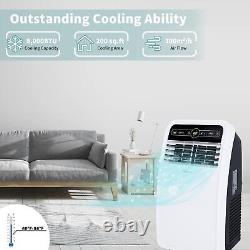 Shinco 8000 BTU 3-in-1 Portable AC Unit Air Conditioner, Cooling, Dehumidifier, Fan
