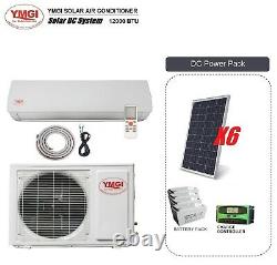 Solar DC Mini Split Air Conditioner Heat Pump YMGI System 12000 BTU 48V