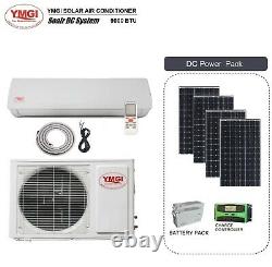 Solar DC Mini Split Air Conditioner Heat Pump YMGI System 9000 BTU 24V Ductless
