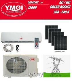 Solar Hybrid Powered Mini Split Ductless Air Conditioner YMGI 220V