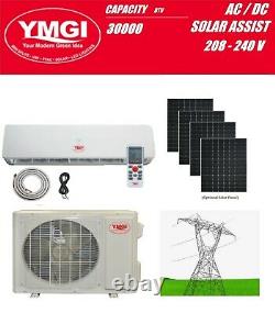 Solar Hybrid Powered Mini Split Ductless Air Conditioner YMGI 220V