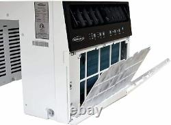Soleus Air 6,000 BTU 3-Speed Saddle Window Air Conditioner with Dehumidifier