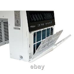 Soleus Air 8000 BTU Window Sill Saddle Air Conditioner- Low Profile Open Box